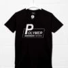 Polymer Records T-Shirt 2 Polymer Records T-Shirt -Maria Sales Store Polymer Records Graphic T Shirt For Men 8Ball 8296