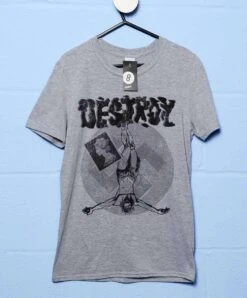 Punk Destroy BnW T-Shirt As Worn By The Sex Pistols