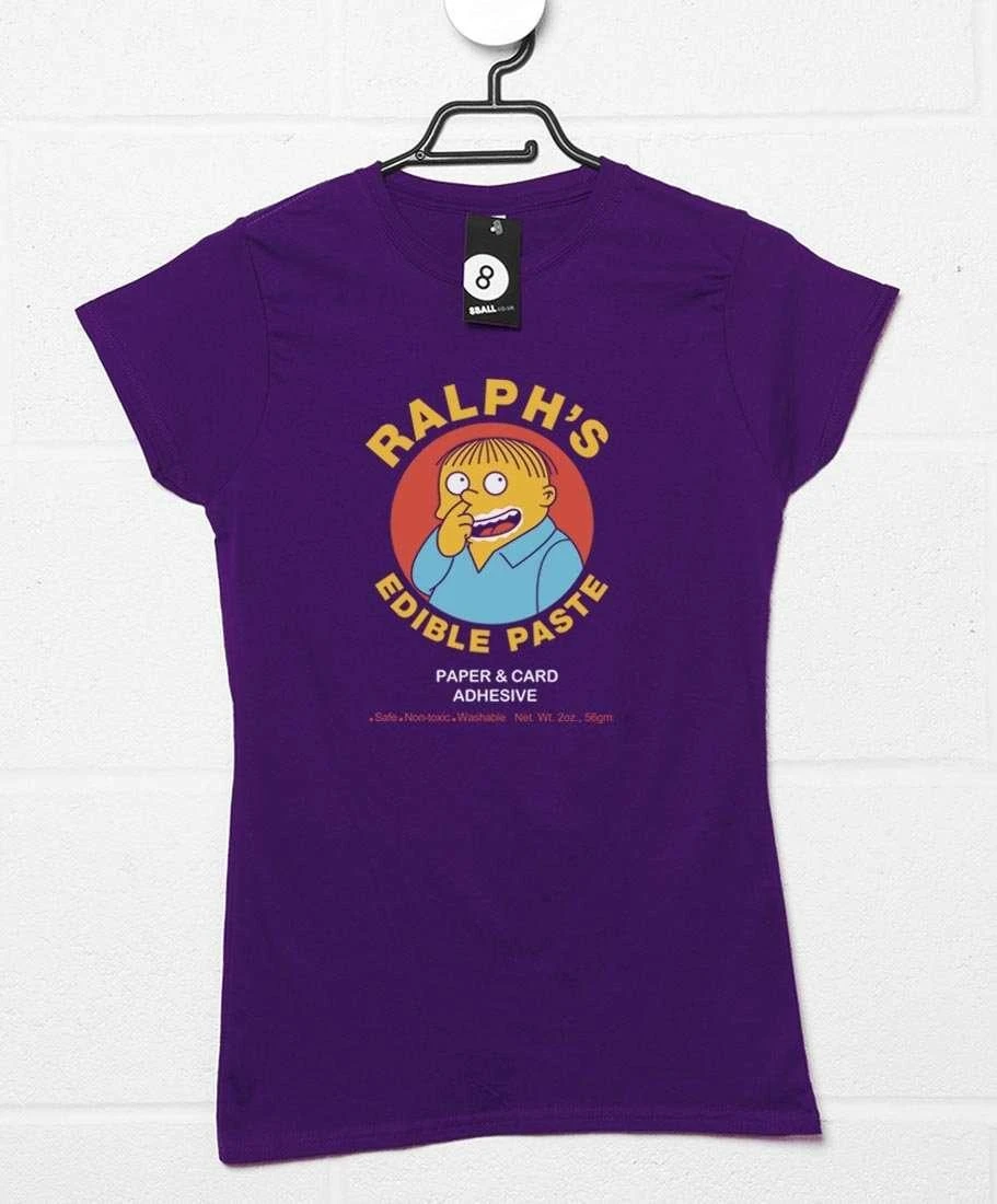 Ralph's Edible Paste Fitted Womens T-Shirt 3 Ralph's Edible Paste Fitted Womens T-Shirt