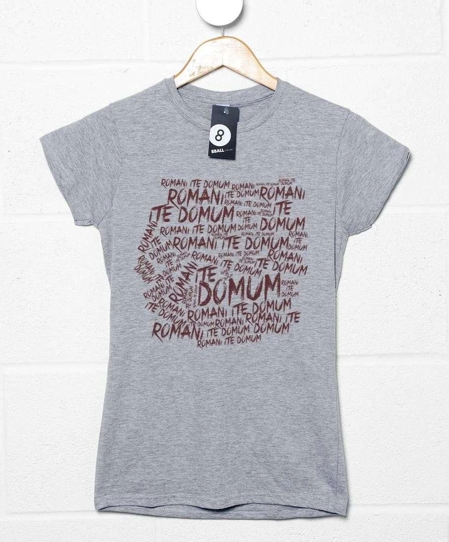 Romani Ite Domum T-Shirt For Women, Inspired By Monty Python 3 Romani Ite Domum T-Shirt For Women, Inspired By Monty Python