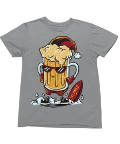 Santa Beer Unisex Christmas T-Shirt -Maria Sales Store Santa Beer Unisex Christmas Unisex T Shirt 8Ball 3692
