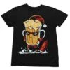 Santa Beer Unisex Christmas T-Shirt -Maria Sales Store Santa Beer Unisex Christmas Unisex T Shirt 8Ball 3733