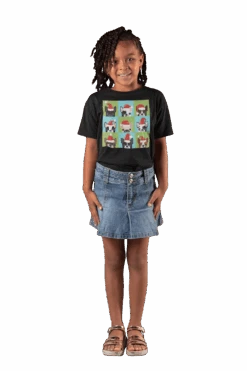 Santa Hat Pugs Christmas Kids T-Shirt -Maria Sales Store Santa Hat Pugs Christmas Kids T Shirt 8Ball 3017