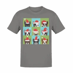 Santa Hat Pugs Christmas Kids T-Shirt -Maria Sales Store Santa Hat Pugs Christmas Kids T Shirt 8Ball 3726