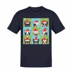 Santa Hat Pugs Christmas Kids T-Shirt -Maria Sales Store Santa Hat Pugs Christmas Kids T Shirt 8Ball 451