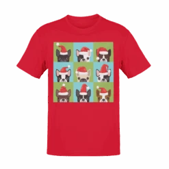 Santa Hat Pugs Christmas Kids T-Shirt -Maria Sales Store Santa Hat Pugs Christmas Kids T Shirt 8Ball 9465