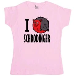 Schrodinger's Cat I Heart Schrodinger Womens Style T-Shirt