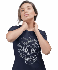 Smoking Skull Tattoo Design Adult Unisex T-Shirt 10 Smoking Skull Tattoo Design Adult Unisex T-Shirt -Maria Sales Store Smoking Skull Tattoo Design Adult Unisex Unisex T Shirt For Men And Women 8Ball 5925