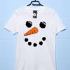 Snowman Face T-Shirt 1 Snowman Face T-Shirt -Maria Sales Store Snowman Face Mens Graphic T Shirt 8Ball 651