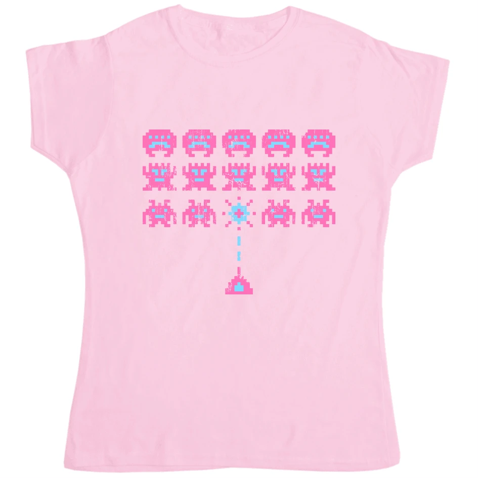 Space Invaders Womens T-Shirt 3 Space Invaders Womens T-Shirt