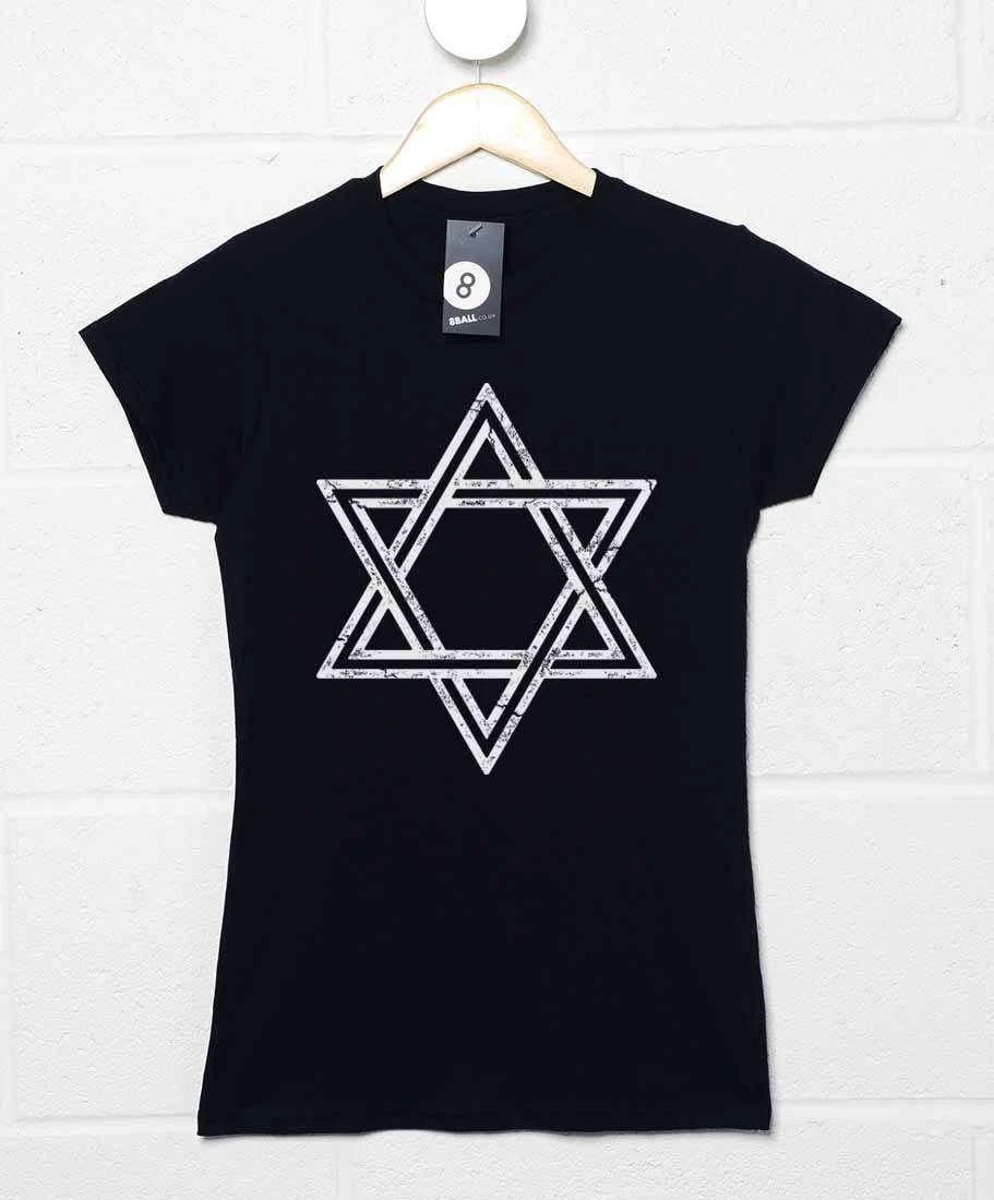 Star Of David Womens T-Shirt As Worn By Siouxsie Sioux 3 Star Of David Womens T-Shirt As Worn By Siouxsie Sioux