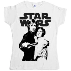 Star Wars Luke And Leia T-Shirt For Women