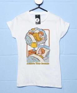 Steven Rhodes Achieve Your Dreams Womens Fitted T-Shirt