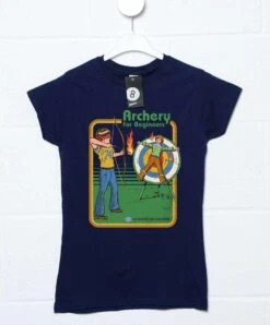 Steven Rhodes Archery For Beginners Womens Fitted T-Shirt -Maria Sales Store Steven Rhodes Archery for Beginners Womens Fitted T Shirt 8Ball 1499