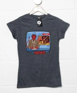 Steven Rhodes Breaking News Womens Fitted T-Shirt 9 Steven Rhodes Breaking News Womens Fitted T-Shirt -Maria Sales Store Steven Rhodes Breaking News Womens Fitted T Shirt 8Ball 6571