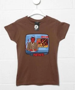 Steven Rhodes Breaking News Womens Fitted T-Shirt 8 Steven Rhodes Breaking News Womens Fitted T-Shirt -Maria Sales Store Steven Rhodes Breaking News Womens Fitted T Shirt 8Ball 745