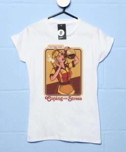 Steven Rhodes Coping With Stress Womens T-Shirt