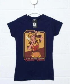 Steven Rhodes Coping With Stress Womens T-Shirt -Maria Sales Store Steven Rhodes Coping With Stress Womens T Shirt 8Ball 7770