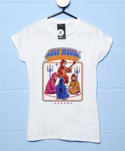 Steven Rhodes Cult Music Singalong Womens Fitted T-Shirt