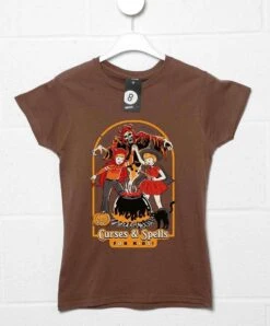 Steven Rhodes Curses And Spells Womens T-Shirt 7 Steven Rhodes Curses And Spells Womens T-Shirt -Maria Sales Store Steven Rhodes Curses and Spells Womens T Shirt 8Ball 1117