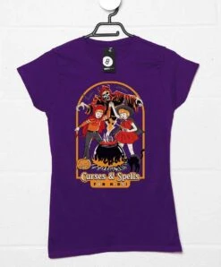Steven Rhodes Curses And Spells Womens T-Shirt