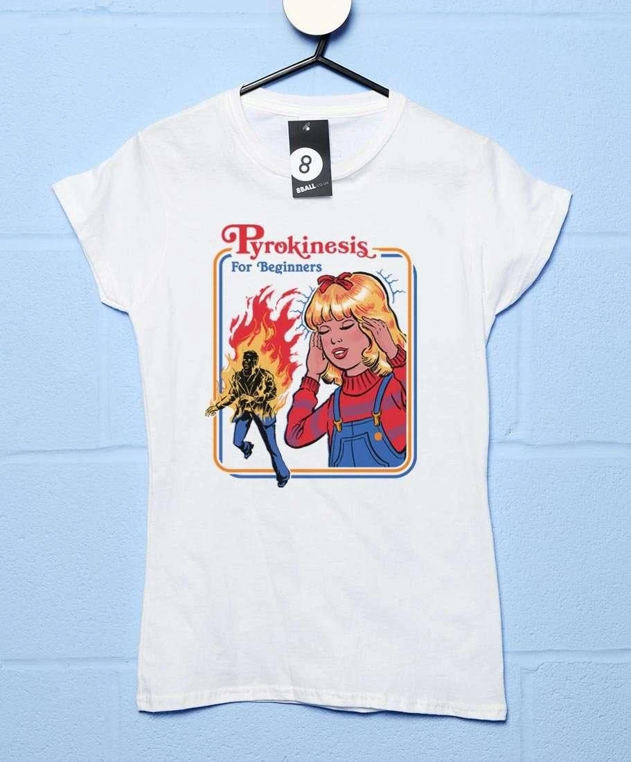 Steven Rhodes Pyrokinesis For Beginners Womens Fitted T-Shirt 5 Steven Rhodes Pyrokinesis For Beginners Womens Fitted T-Shirt - Image 3