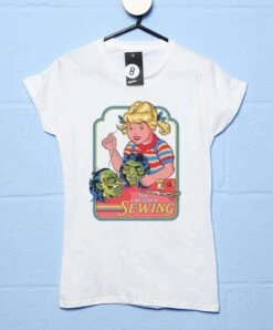 Steven Rhodes You Can Learn Sewing Fitted Womens T-Shirt