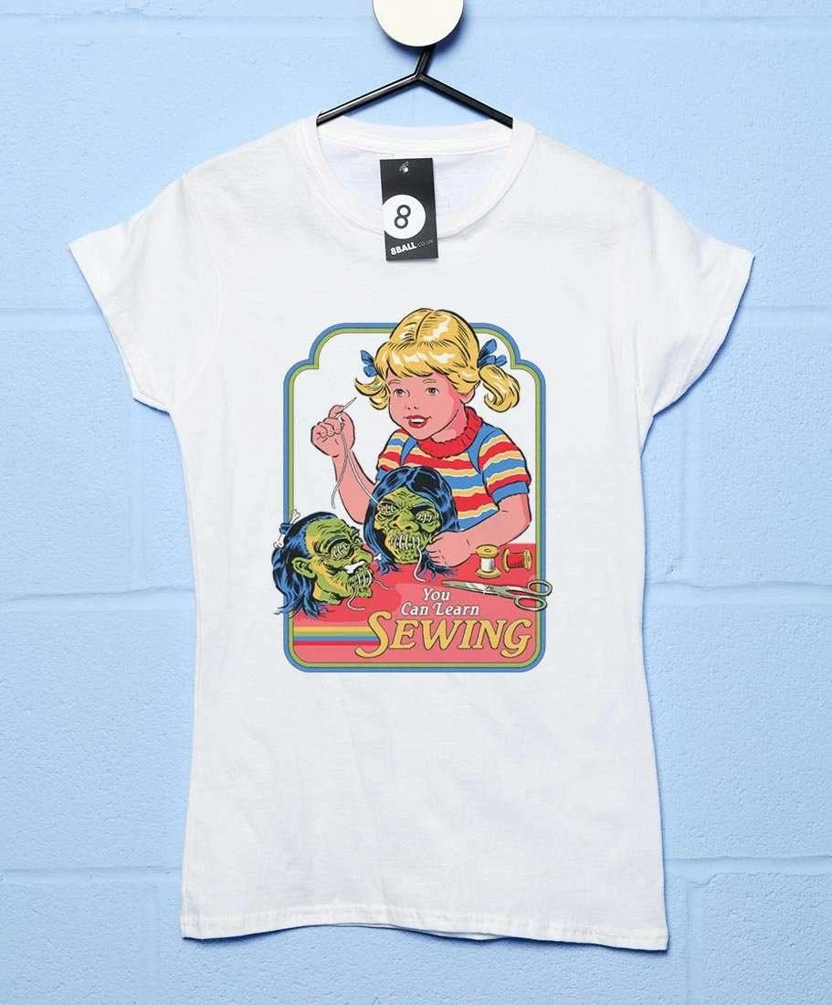 Steven Rhodes You Can Learn Sewing Fitted Womens T-Shirt 3 Steven Rhodes You Can Learn Sewing Fitted Womens T-Shirt