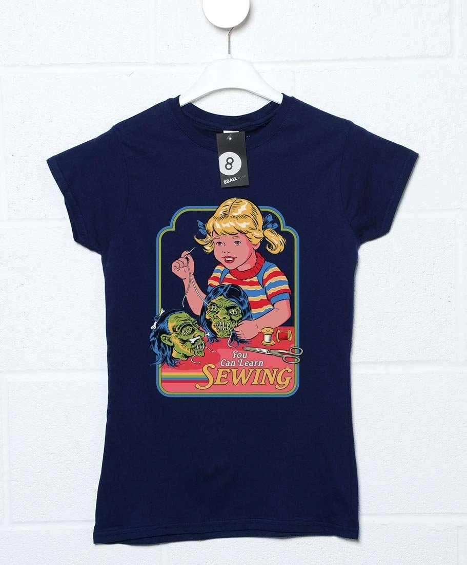 Steven Rhodes You Can Learn Sewing Fitted Womens T-Shirt 5 Steven Rhodes You Can Learn Sewing Fitted Womens T-Shirt - Image 3