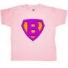 Super Hero B Childrens T-Shirt -Maria Sales Store Super Hero B Childrens Graphic T Shirt 8Ball 5449