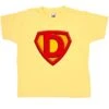 Super Hero D Childrens T-Shirt