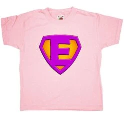 Super Hero E Childrens T-Shirt