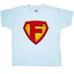 Super Hero F Kids T-Shirt
