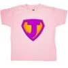 Super Hero J Age 7-8 Childrens T-Shirt -Maria Sales Store Super Hero J Age 7 8 Childrens Graphic T Shirt 8Ball 994