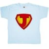 Super Hero J Childrens T-Shirt -Maria Sales Store Super Hero J Childrens Graphic T Shirt 8Ball 6026