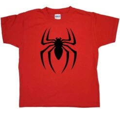 Superhero Spider Symbol Childrens T-Shirt