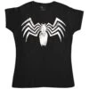 Superhero Venomous Spider Fitted Womens T-Shirt -Maria Sales Store Superhero Venomous Spider Fitted Womens T Shirt 8Ball 6945