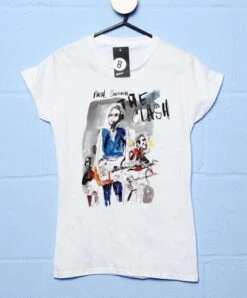 The Clash Paul Simonon On Stage Fitted Womens T-Shirt