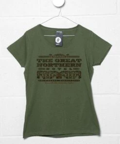 The Great Northern Hotel Fitted Womens T-Shirt