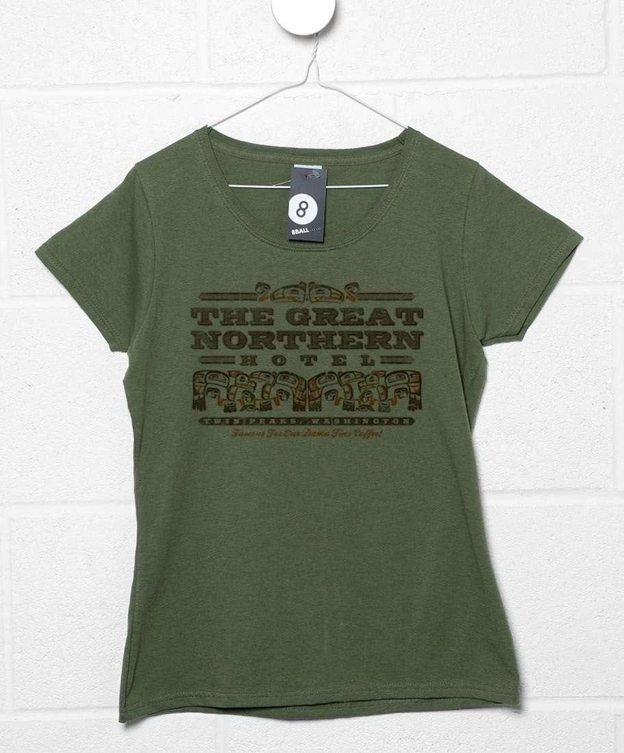 The Great Northern Hotel Fitted Womens T-Shirt 3 The Great Northern Hotel Fitted Womens T-Shirt