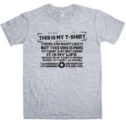 This Is My T-Shirt Unisex For Men And Women