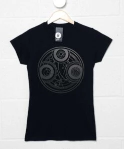 Timelord Symbol Fitted Womens T-Shirt