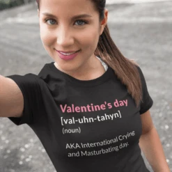 Valentine's Day Definition Also Known As Womens Fitted T-Shirt