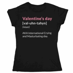 Valentine's Day Definition Also Known As Womens Fitted T-Shirt 8 Valentine's Day Definition Also Known As Womens Fitted T-Shirt -Maria Sales Store Valentine s Day Definition Also Known As Womens Fitted T Shirt 8Ball 383