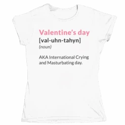 Valentine's Day Definition Also Known As Womens Fitted T-Shirt 9 Valentine's Day Definition Also Known As Womens Fitted T-Shirt -Maria Sales Store Valentine s Day Definition Also Known As Womens Fitted T Shirt 8Ball 9696