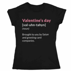 Valentine's Day Definition Brought By Satan Womens Style T-Shirt 8 Valentine's Day Definition Brought By Satan Womens Style T-Shirt -Maria Sales Store Valentine s Day Definition Brought By Satan Womens Style T Shirt 8Ball 288