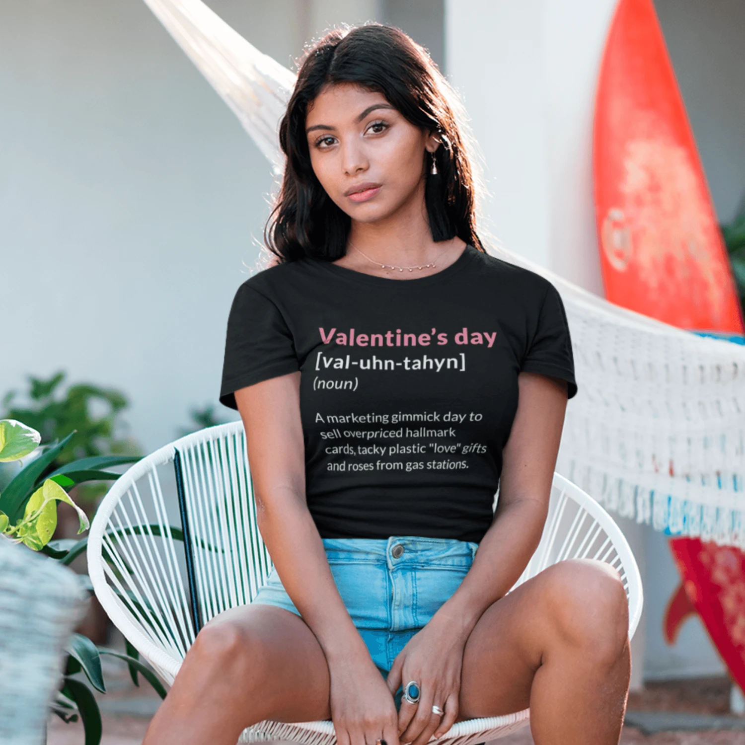 Valentine's Day Definition Marketing Gimmick Womens T-Shirt 4 Valentine's Day Definition Marketing Gimmick Womens T-Shirt - Image 2