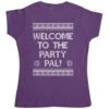 Welcome To The Party Pal Womens Style T-Shirt 2 Welcome To The Party Pal Womens Style T-Shirt -Maria Sales Store Welcome To The Party Pal Womens Style T Shirt 8Ball 4479
