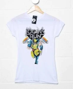 Wolverine Logan On The Run Womens Fitted T-Shirt